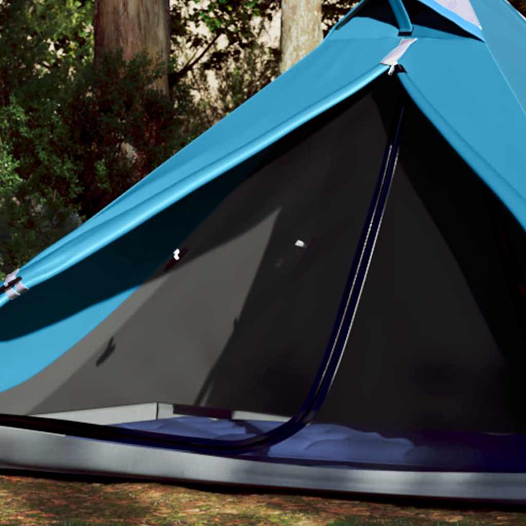 Tipi-Hängezelt 1 Person Blau Wasserdicht