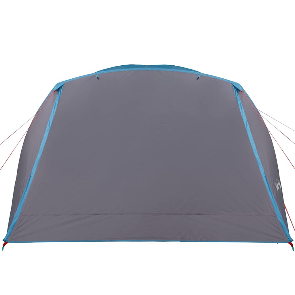 Campingzelt mit Vorzelt 4 Personen Blau Wasserdicht