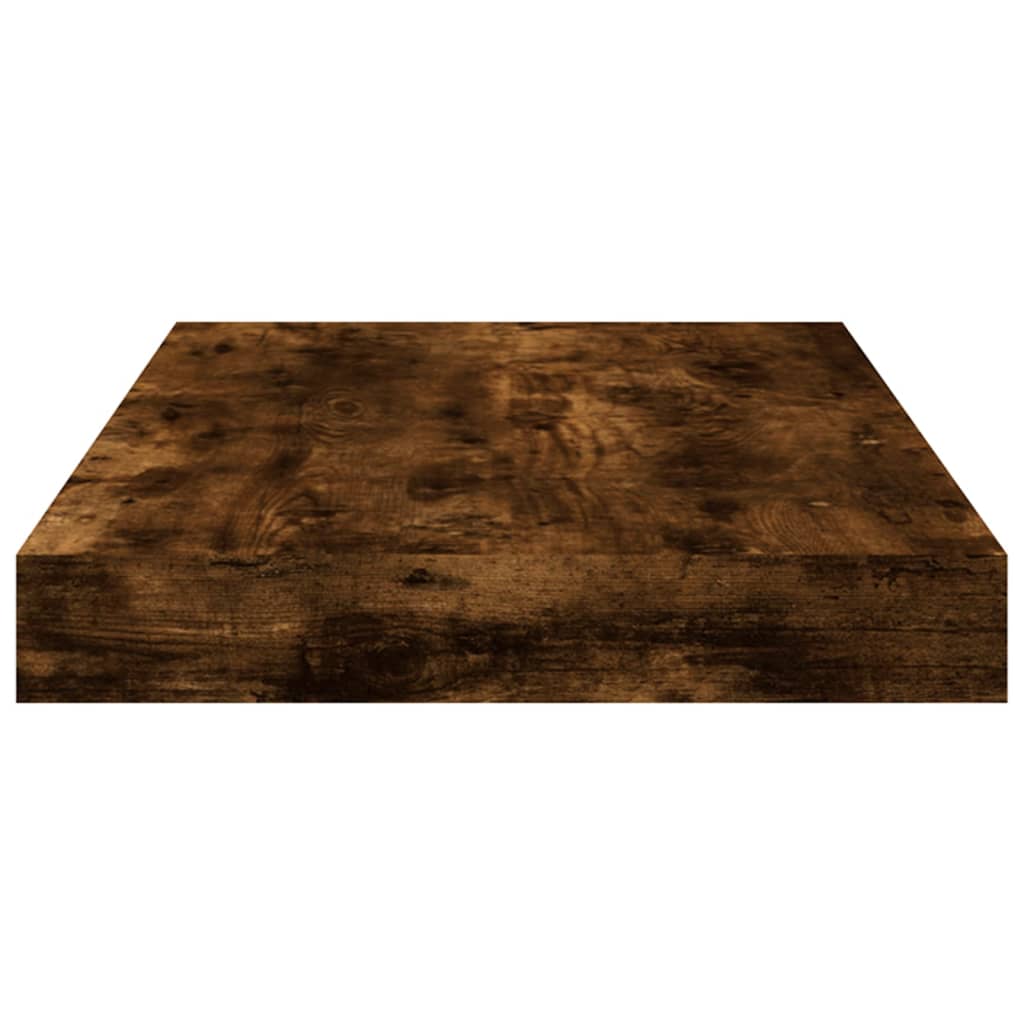 Wandregale 4 Stk. Räuchereiche 40x10x1,5 cm Holzwerkstoff