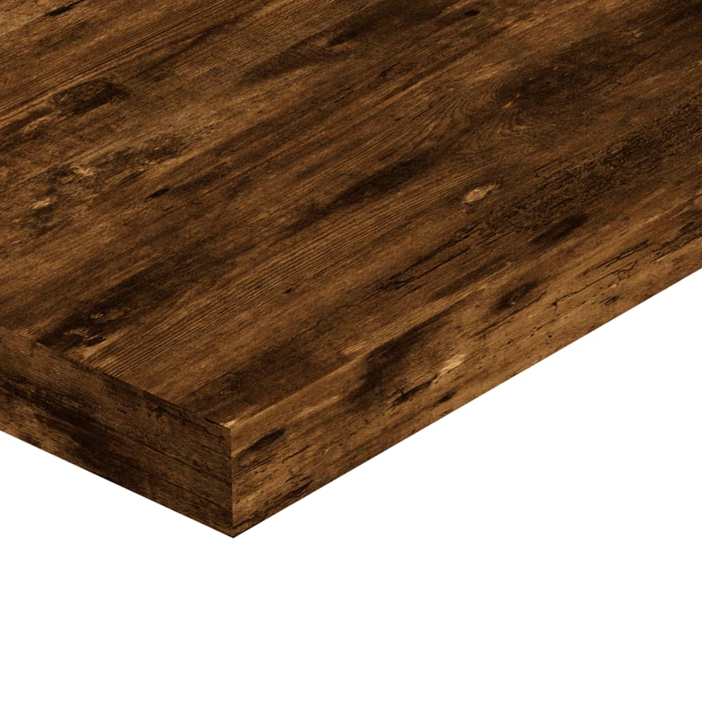 Wandregale 4 Stk. Räuchereiche 40x10x1,5 cm Holzwerkstoff