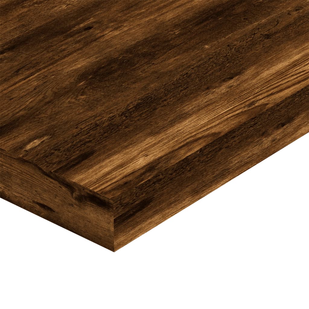 Wandregale 4 Stk. Räuchereiche 60x10x1,5 cm Holzwerkstoff