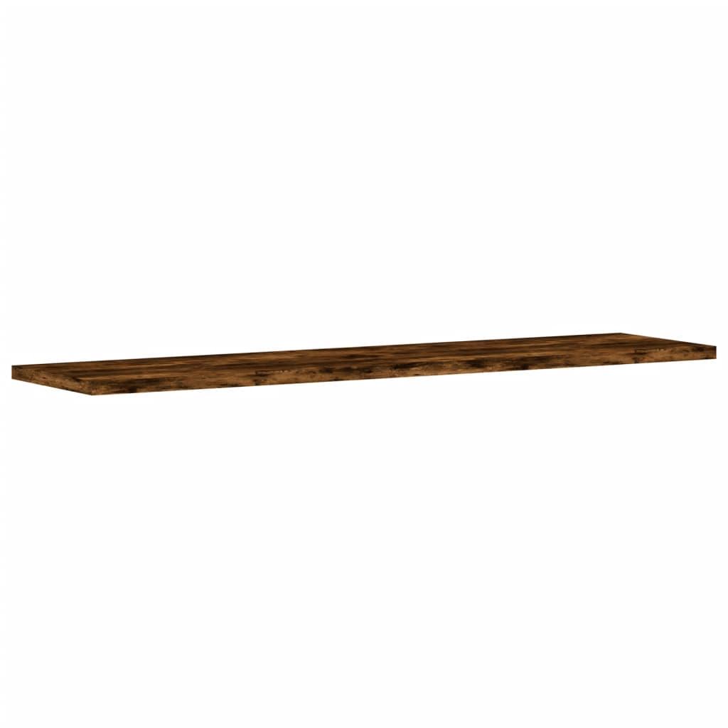 Wandregale 4 Stk. Räuchereiche 80x20x1,5 cm Holzwerkstoff