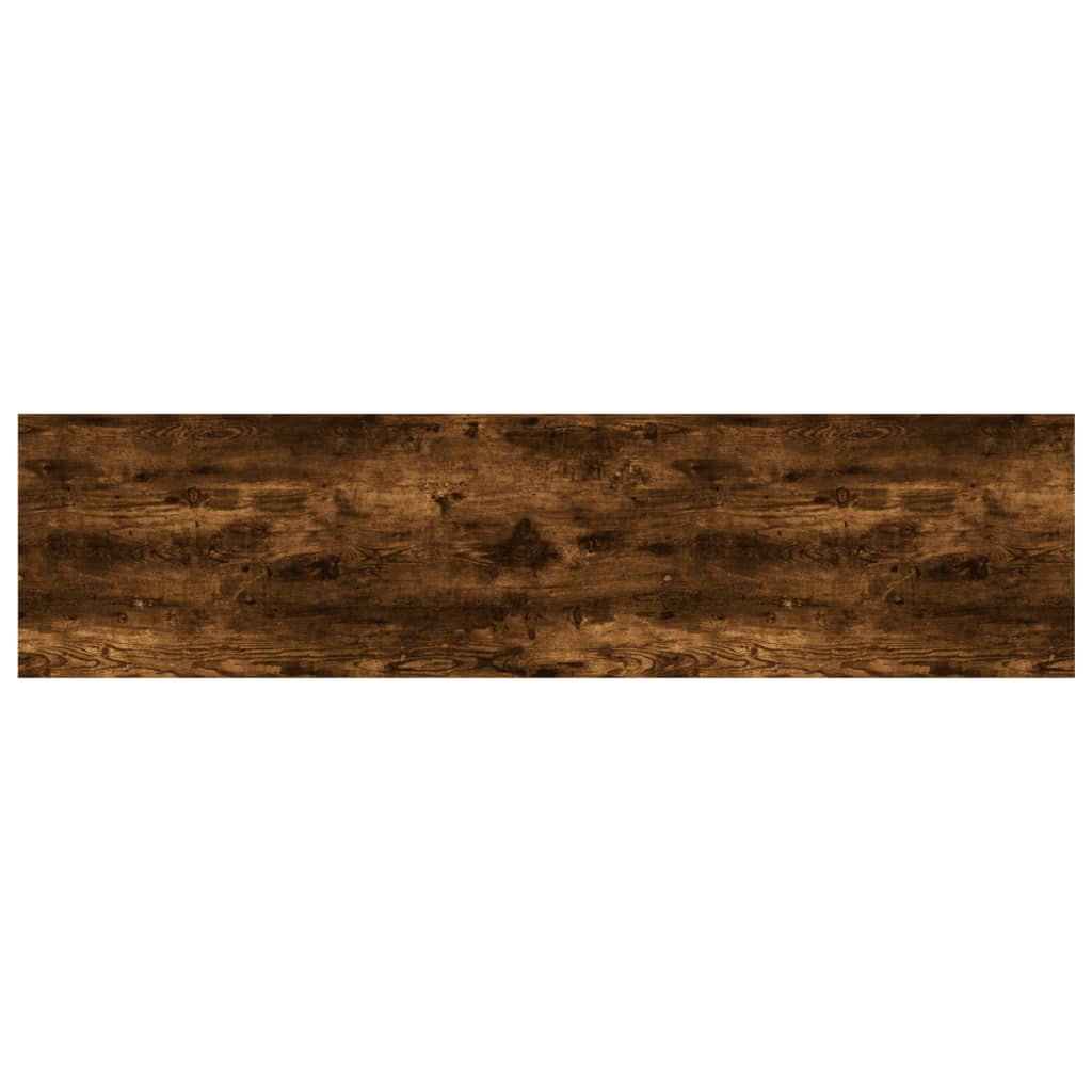 Wandregale 4 Stk. Räuchereiche 80x20x1,5 cm Holzwerkstoff