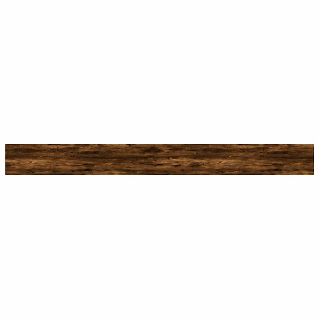 Wandregale 4 Stk. Räuchereiche 100x10x1,5 cm Holzwerkstoff