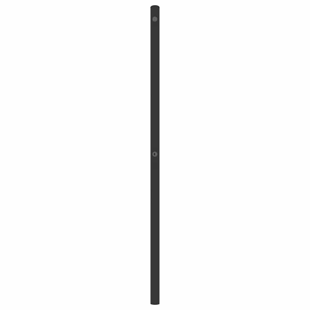 Ersatz-Kopfteil Metall Schwarz 180 cm