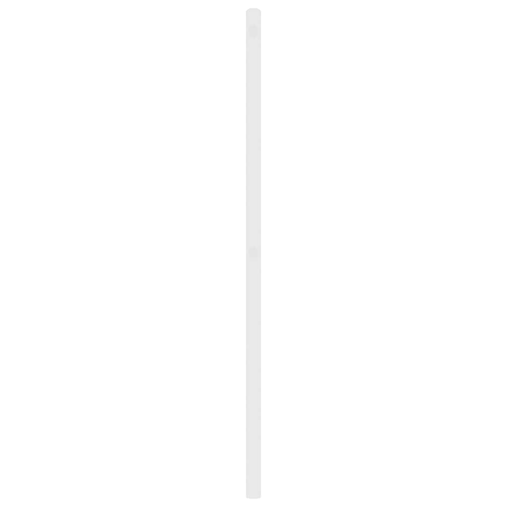 Ersatz-Kopfteil Metall Weiß 193 cm