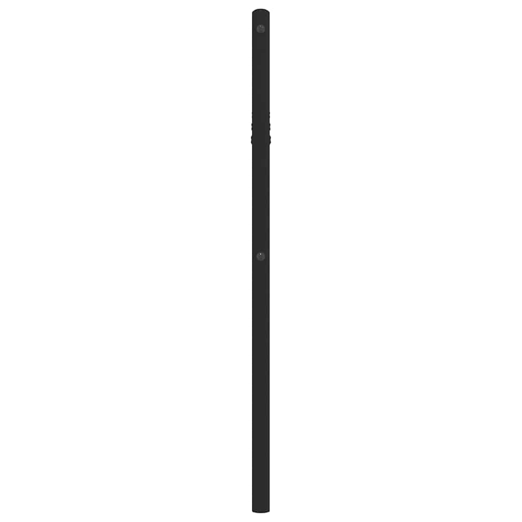 Ersatz-Kopfteil Metall Schwarz 90 cm