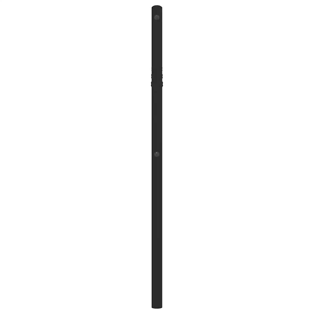 Ersatz-Kopfteil Metall Schwarz 100 cm