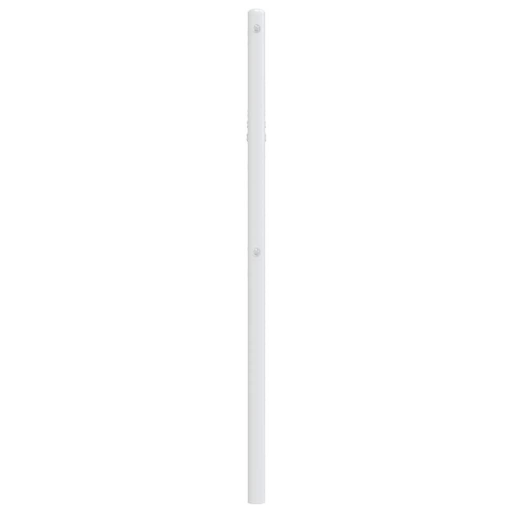 Ersatz-Kopfteil Metall Weiß 100 cm