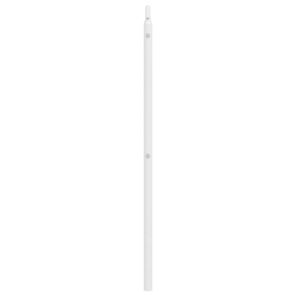 Ersatz-Kopfteil Metall Weiß 135 cm