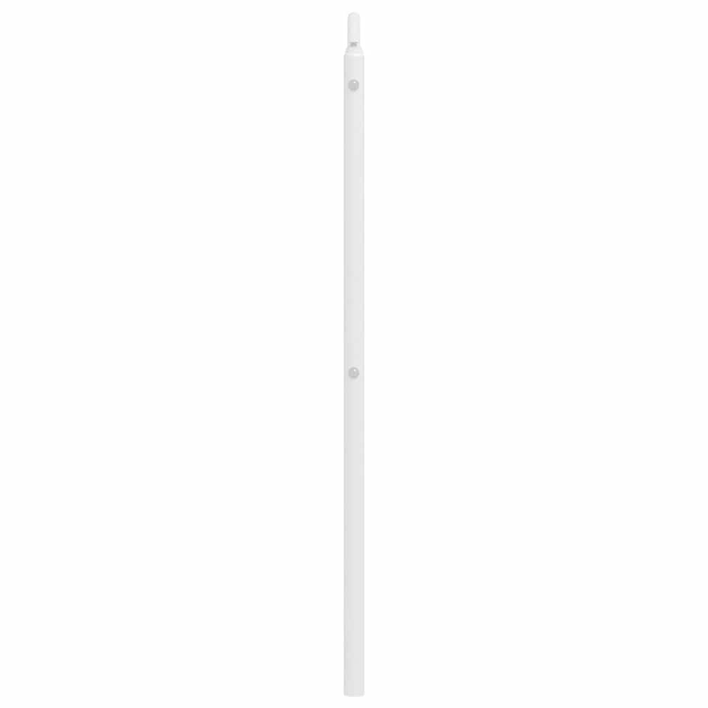 Ersatz-Kopfteil Metall Weiß 150 cm