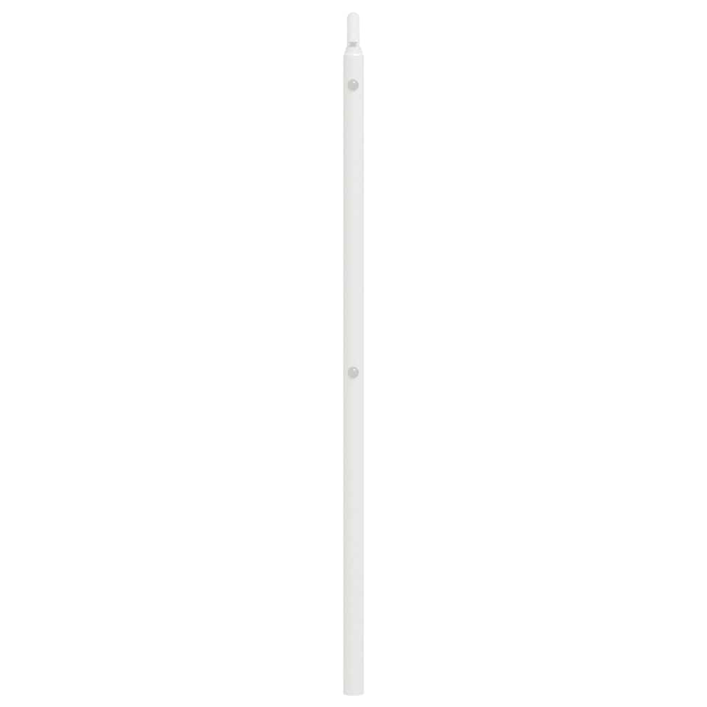 Ersatz-Kopfteil Metall Weiß 180 cm