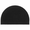 Fußmatte Schwarz Halbrund 60x90 cm Kokosfaser Getuftet