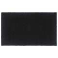 Fußmatte Schwarz 90x150 cm Kokosfaser Getuftet