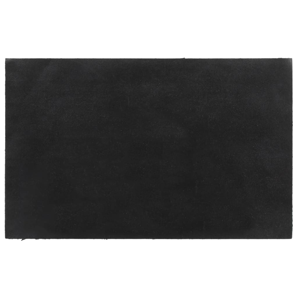 Fußmatte Dunkelgrau 50x80 cm Kokosfaser Getuftet