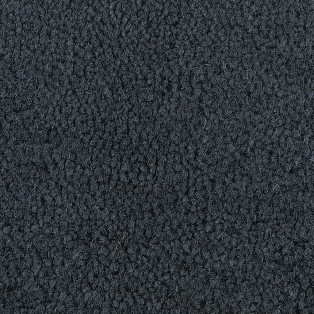 Fußmatte Dunkelgrau 65x100 cm Kokosfaser Getuftet