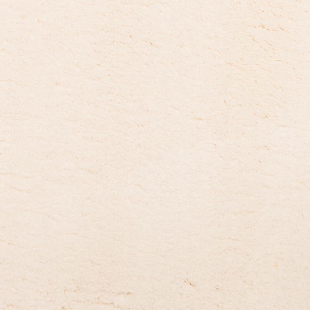 Teppich HUARTE Kurzflor Weich und Waschbar Beige 240x340 cm
