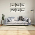 Teppich HUARTE Kurzflor Weich und Waschbar Creme 140x200 cm