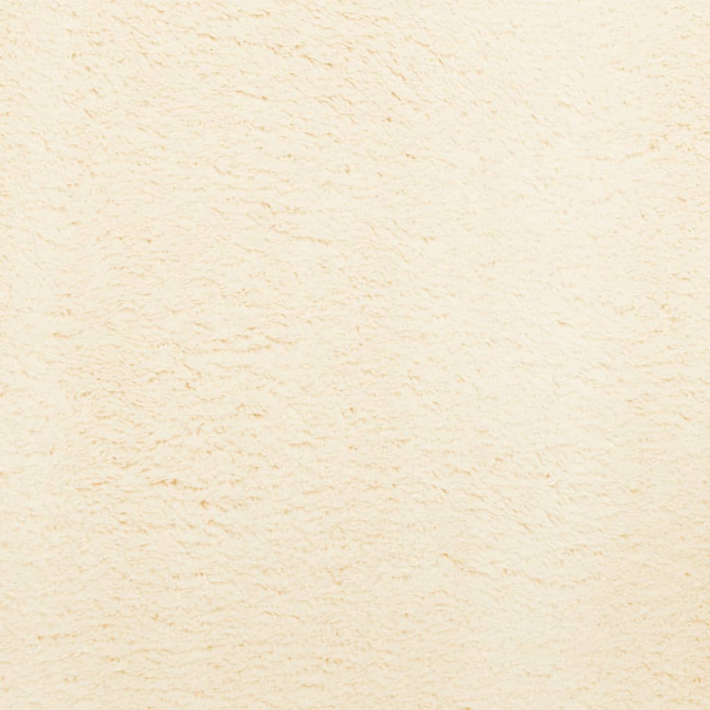 Teppich HUARTE Kurzflor Weich und Waschbar Creme 160x230 cm