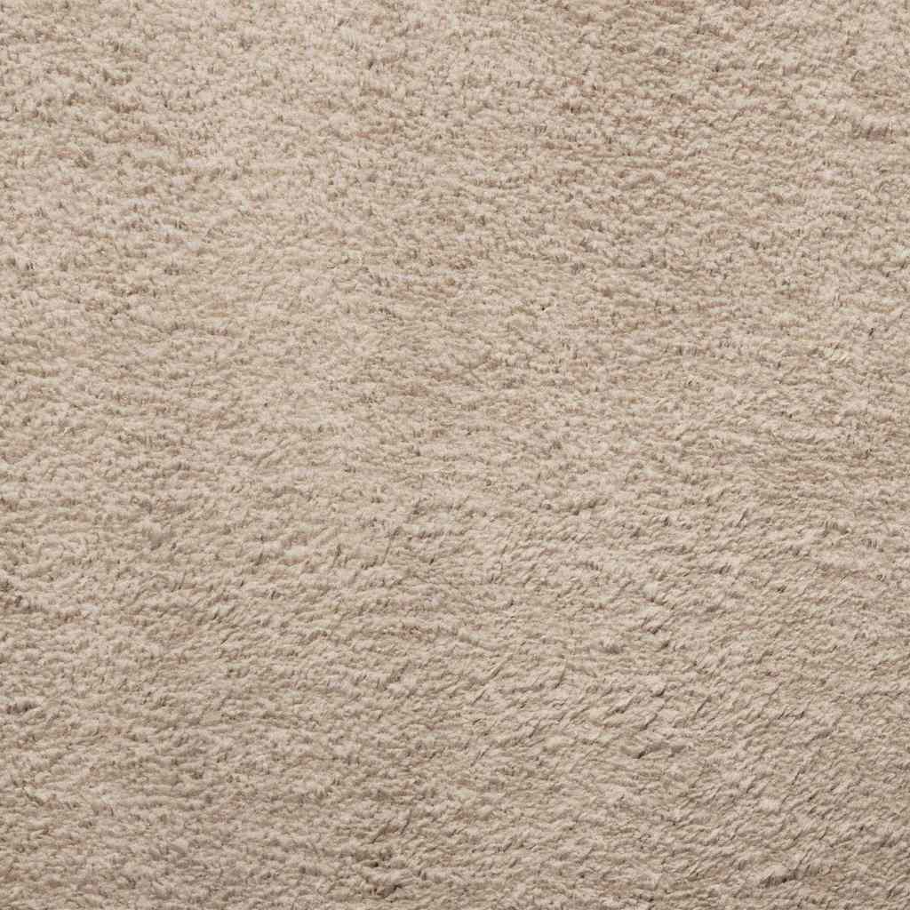 Teppich HUARTE Kurzflor Weich und Waschbar Sandfarben 80x250 cm