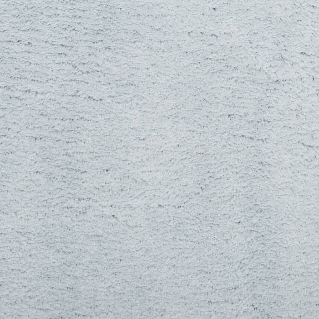 Teppich HUARTE Kurzflor Weich und Waschbar Blau 80x250 cm