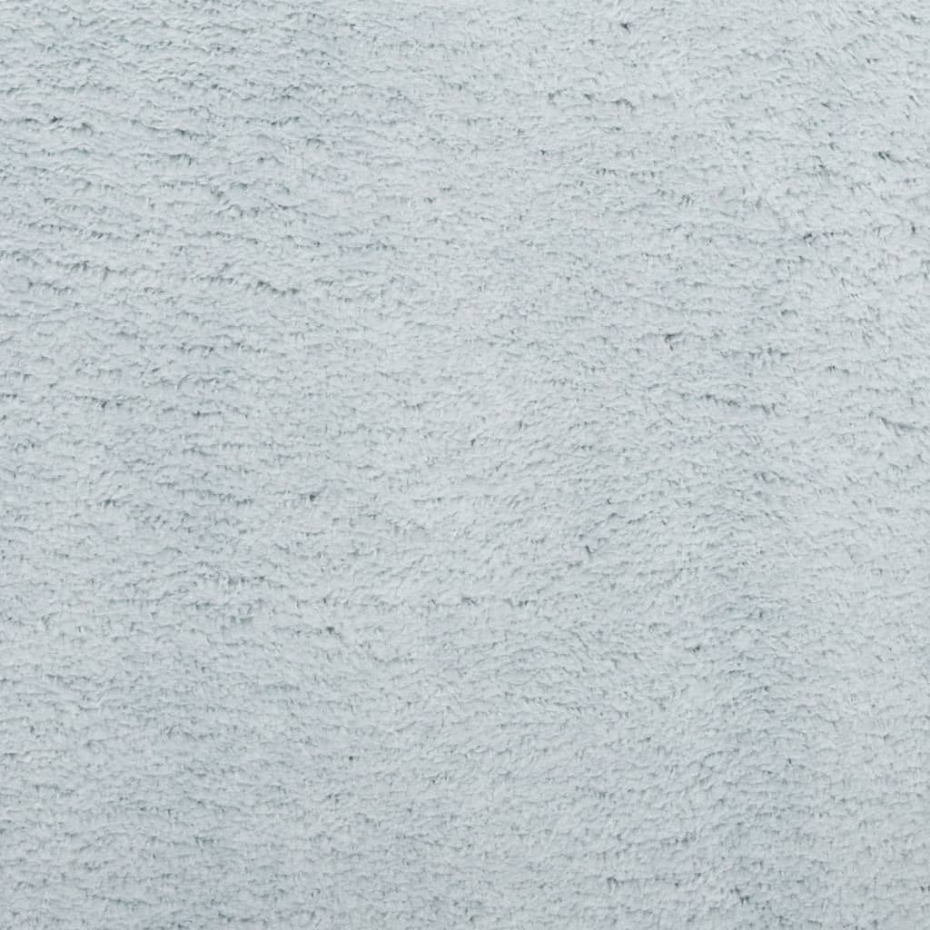 Teppich HUARTE Kurzflor Weich und Waschbar Blau 160x160 cm