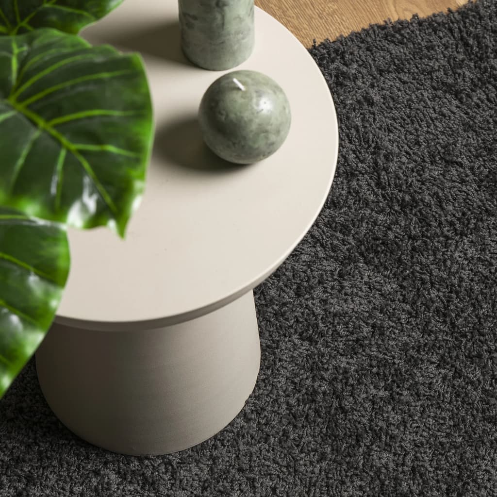 Shaggy-Teppich PAMPLONA Hochflor Modern Anthrazit 120x170 cm