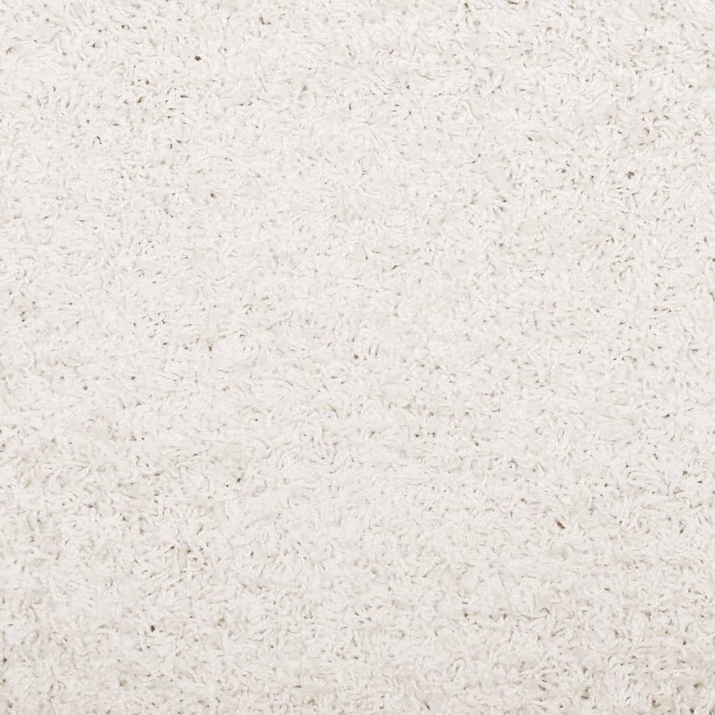 Shaggy-Teppich PAMPLONA Hochflor Modern Creme 120x170 cm
