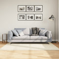 Shaggy-Teppich PAMPLONA Hochflor Modern Creme 120x170 cm