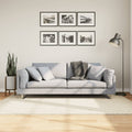 Shaggy-Teppich PAMPLONA Hochflor Modern Creme 140x200 cm