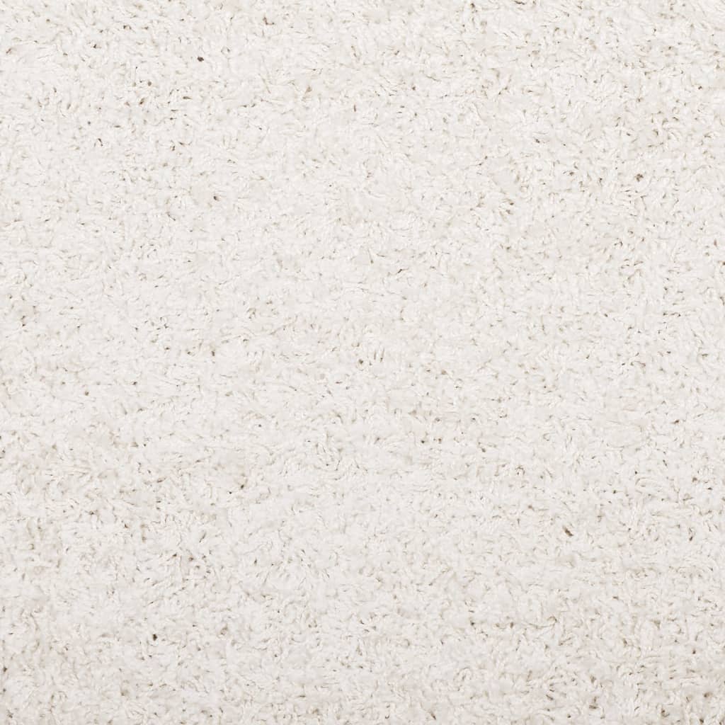 Shaggy-Teppich PAMPLONA Hochflor Modern Creme 160x230 cm
