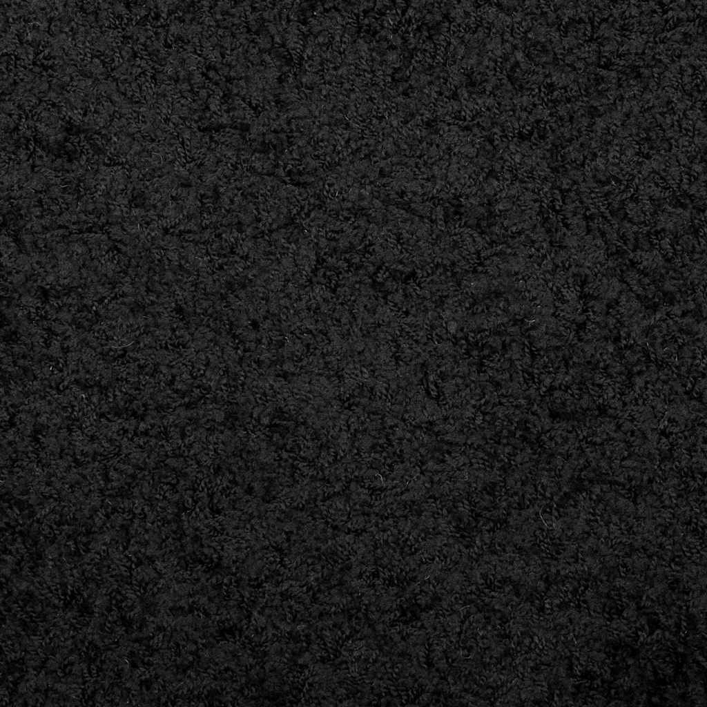 Shaggy-Teppich PAMPLONA Hochflor Modern Schwarz 140x200 cm