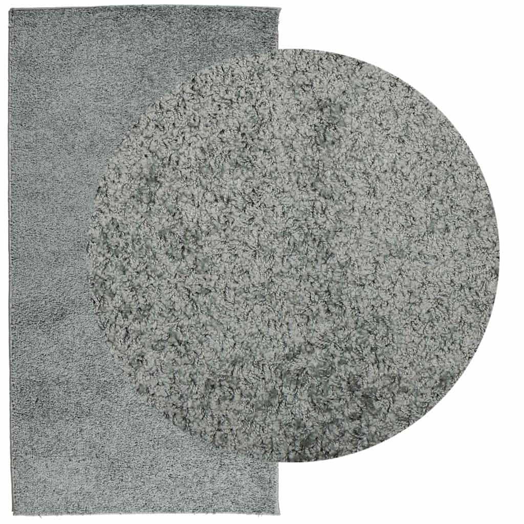 Shaggy-Teppich PAMPLONA Hochflor Modern Grün 80x150 cm