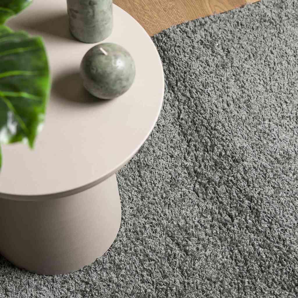 Shaggy-Teppich PAMPLONA Hochflor Modern Grün 80x150 cm