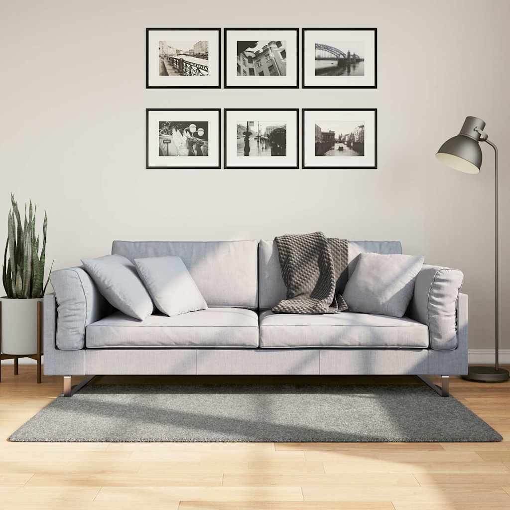 Shaggy-Teppich PAMPLONA Hochflor Modern Grün 80x150 cm