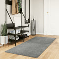 Shaggy-Teppich PAMPLONA Hochflor Modern Grün 80x200 cm