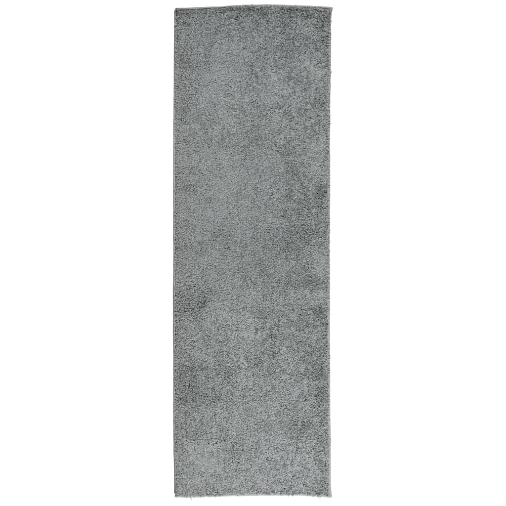 Shaggy-Teppich PAMPLONA Hochflor Modern Grün 80x250 cm