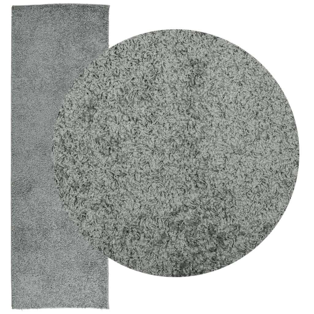 Shaggy-Teppich PAMPLONA Hochflor Modern Grün 80x250 cm