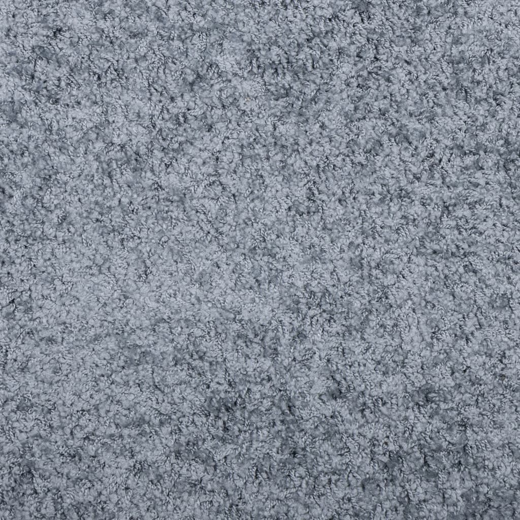 Shaggy-Teppich PAMPLONA Hochflor Modern Blau 140x200 cm