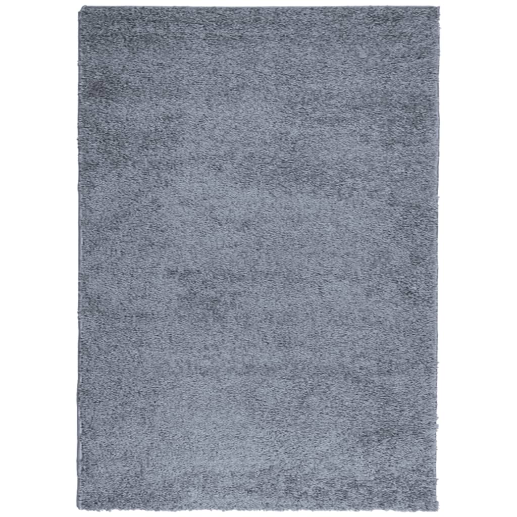 Shaggy-Teppich PAMPLONA Hochflor Modern Blau 200x280 cm