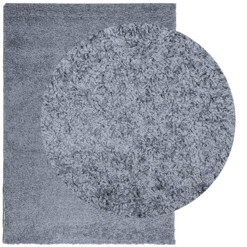 Shaggy-Teppich PAMPLONA Hochflor Modern Blau 200x280 cm