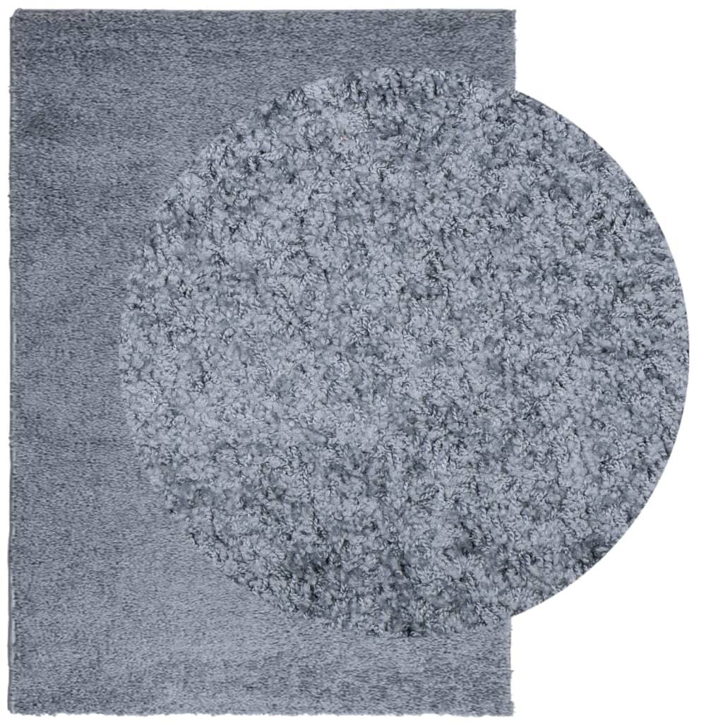 Shaggy-Teppich PAMPLONA Hochflor Modern Blau 240x340 cm