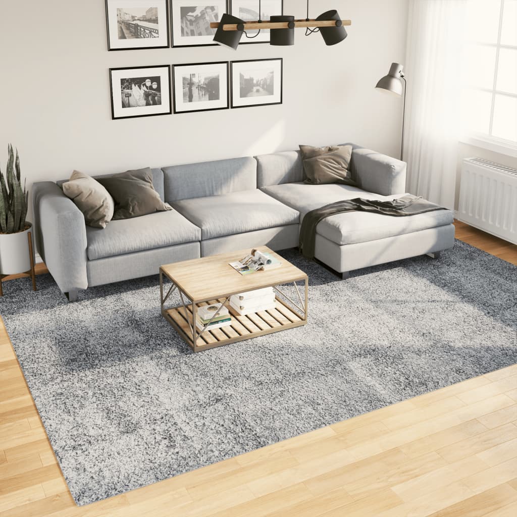 Shaggy-Teppich PAMPLONA Hochflor Modern Blau 240x340 cm