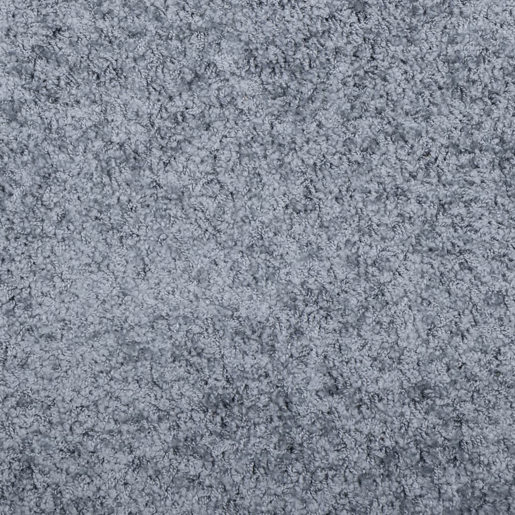 Shaggy-Teppich PAMPLONA Hochflor Modern Blau Ø 280 cm