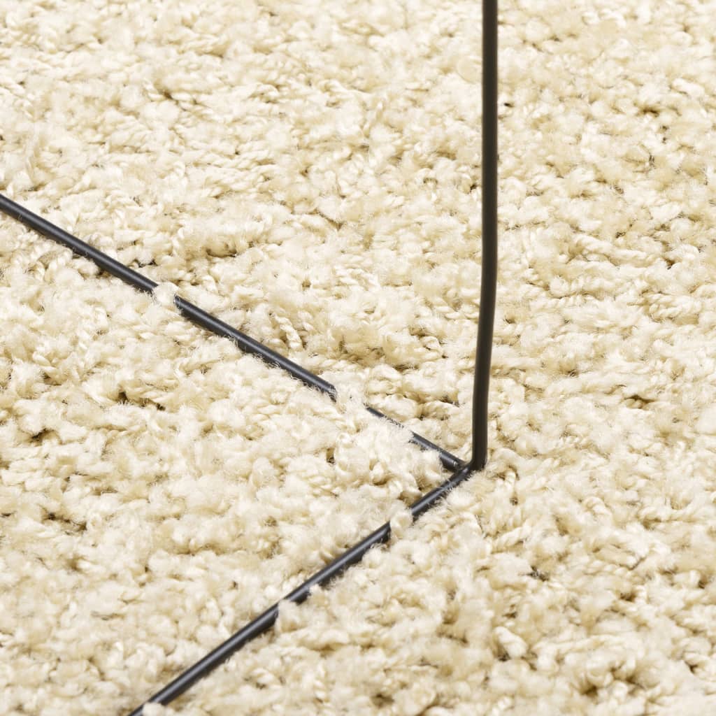 Shaggy-Teppich PAMPLONA Hochflor Modern Golden 120x170 cm
