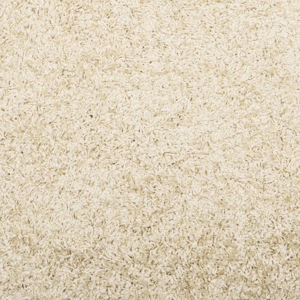 Shaggy-Teppich PAMPLONA Hochflor Modern Golden 160x160 cm