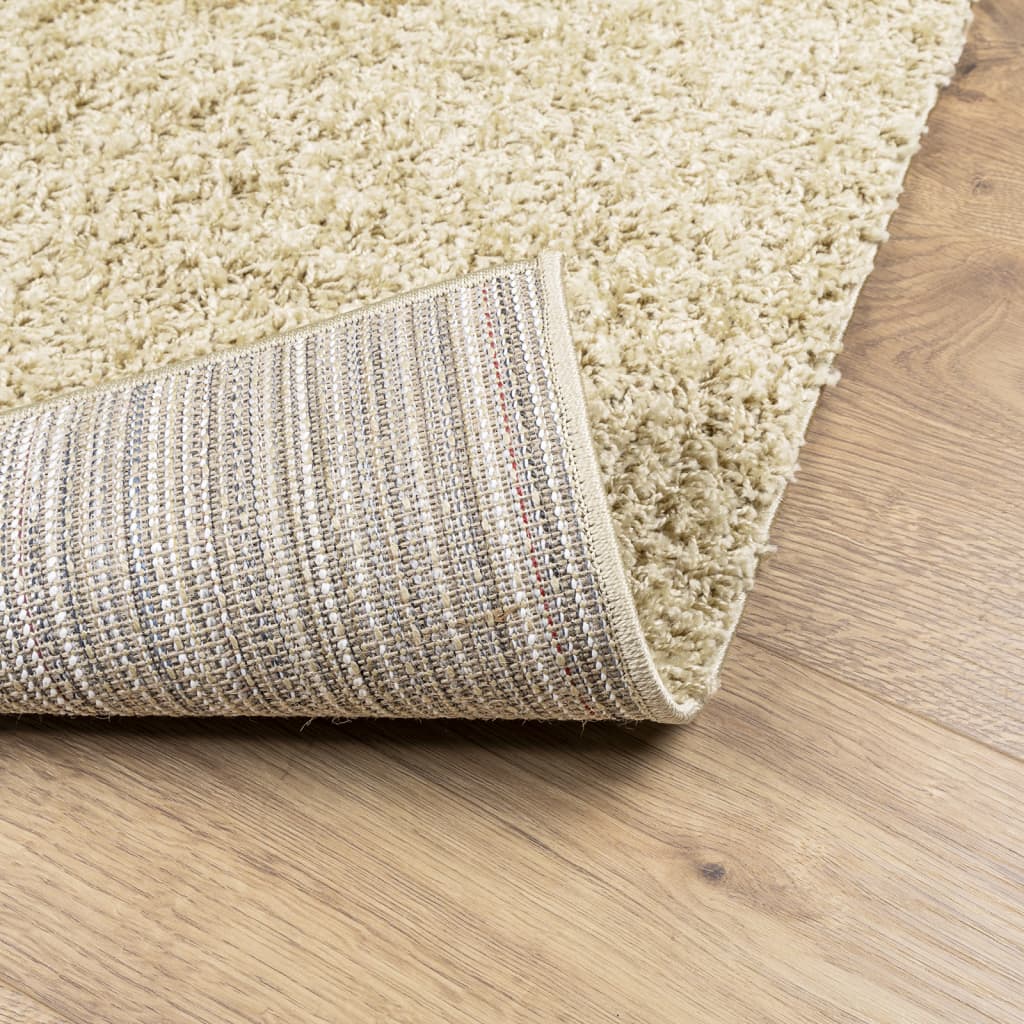 Shaggy-Teppich PAMPLONA Hochflor Modern Golden 160x230 cm
