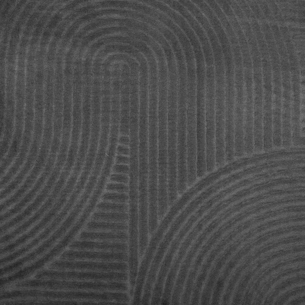 Teppich IZA Kurzflor Skandi-Stil Anthrazit 80x150 cm