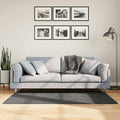 Teppich IZA Kurzflor Skandi-Stil Anthrazit 80x150 cm