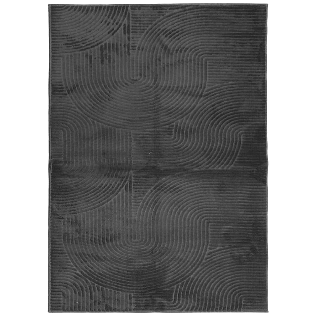 Teppich IZA Kurzflor Skandi-Stil Anthrazit 200x280 cm
